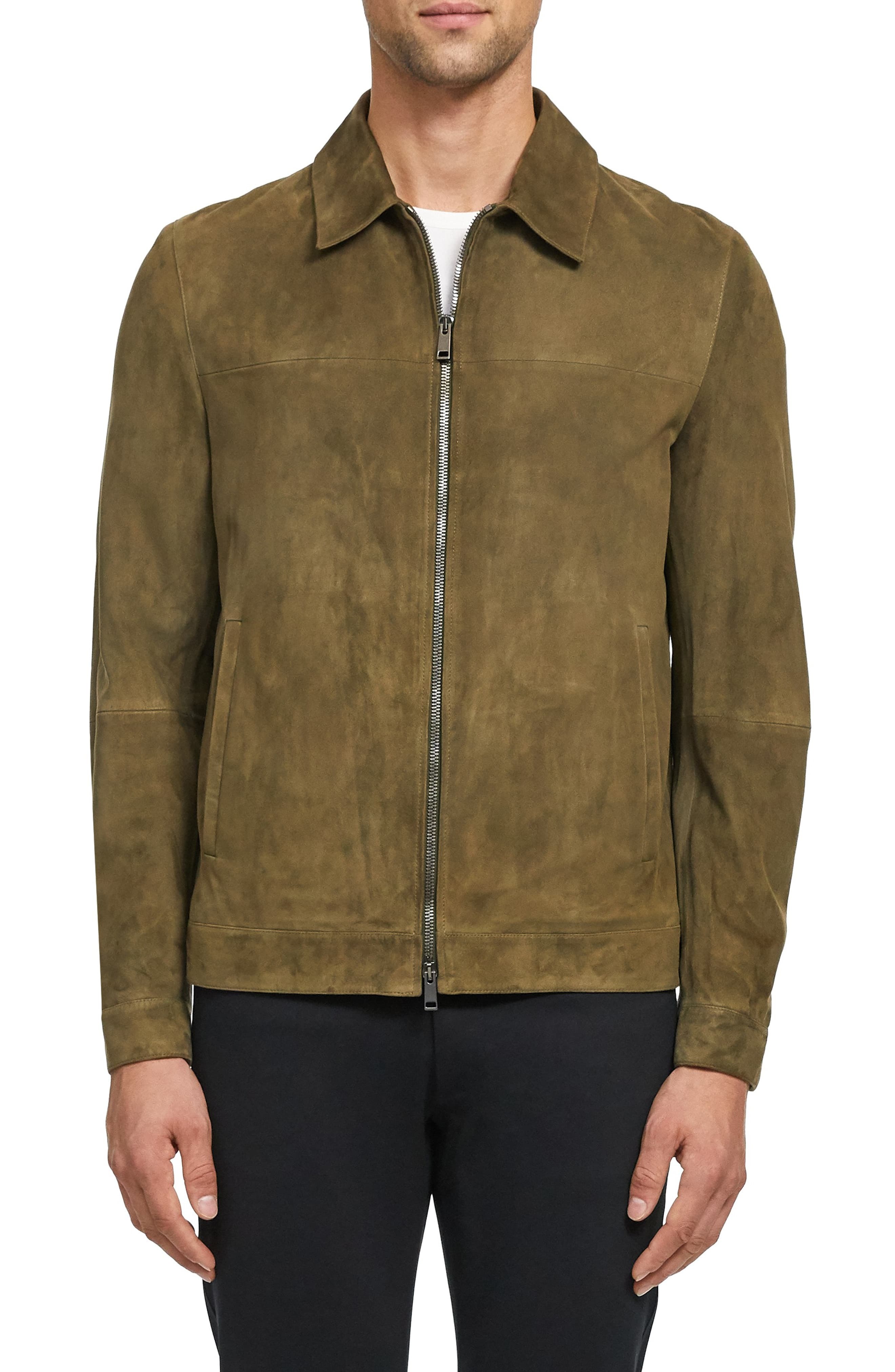 Theory Roscoe Radic Suede Jacket, $399 | Nordstrom | Lookastic