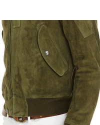 ralph lauren bomber jacket green