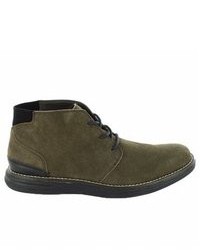 Olive Suede Boots