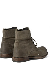 Officine Creative Bubble Burnished Suede Boots