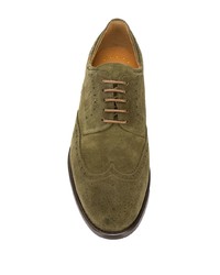 Doucal's Perforated Derby Shoes
