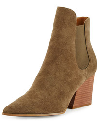 Finley Pointed Toe Chelsea Boot Fatigue Green