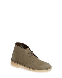 Olive Suede Desert Boots
