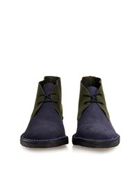 Pierre Hardy Bi Colour Suede Desert Boots