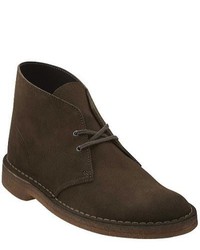 Clarks Desert Boot Olive Suede Boots