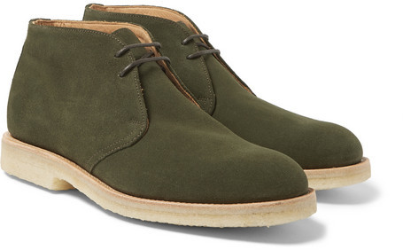 Mark McNairy Crepe Soled Suede Desert Boots, $410 | MR PORTER