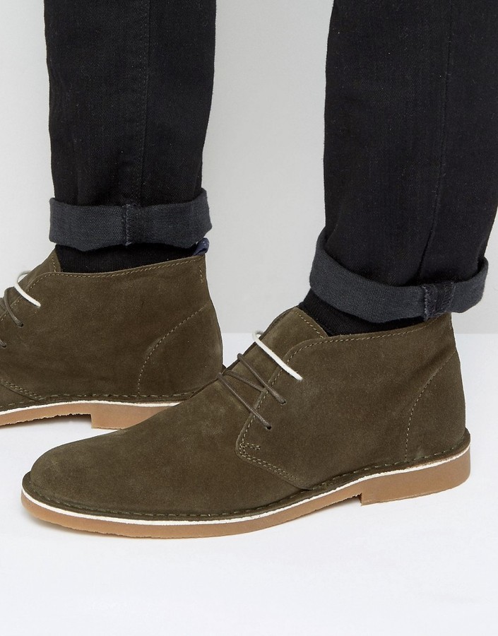 selected homme royce suede desert boots