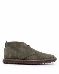 Tod's Lace Up Suede Desert Boots