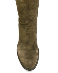 Officine Creative Textured Knee Length Boots