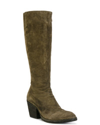 Officine Creative Textured Knee Length Boots