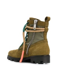 McQ Alexander McQueen Exodus Lace Up Boots