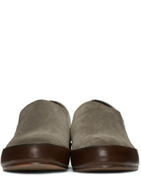 Feit Green Suede Loafers