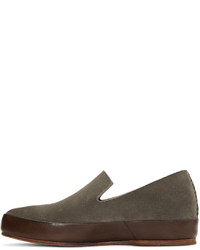 Feit Green Suede Loafers