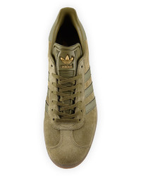 adidas Gazelle Original Suede Sneaker Olive Green