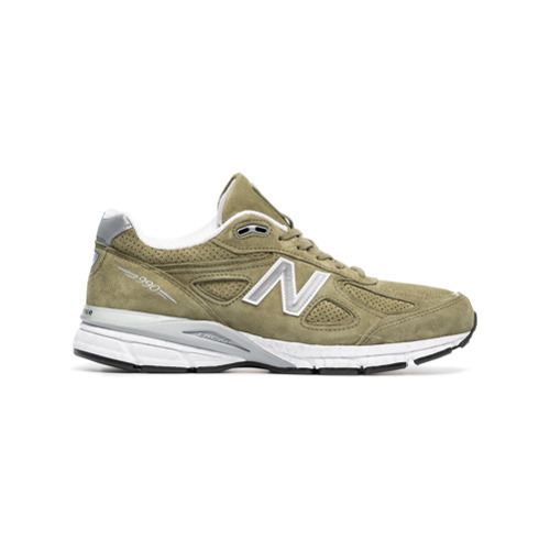 New Balance Green 990v4 Suede Low Top 