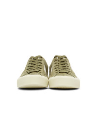 Tom Ford Green Cambridge Low Top Sneakers