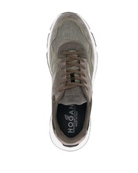 Hogan Low Top Lace Up Sneakers