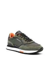 Woolrich Retro Panelled Suede Sneakers