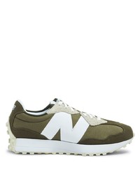 New Balance Suede Panelled Low Top Sneakers