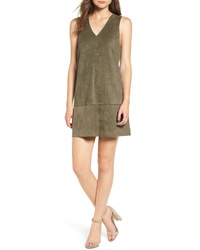 BISHOP AND YOUNG Bishop Young Sueded Sleeveless Shift Dress
