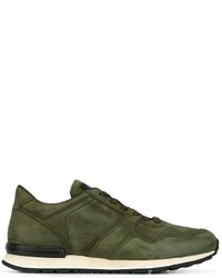 Tod's Ankle Contrast Detail Sneakers