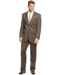 Jones New York Suit 247 Olive Stepweave