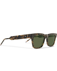 Thom Browne 418 Square Frame Tortoiseshell Acetate Sunglasses