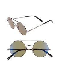 CUTLER AND GROSS 49mm Polarized Round Sunglasses