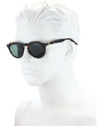 Barton Perreira 49mm Round Speckled Sunglasses