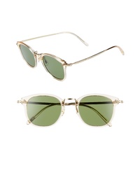 Oliver Peoples 49mm Round Sunglasses  
