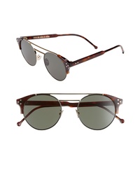 CUTLER AND GROSS 50mm Polarized Round Sunglasses  