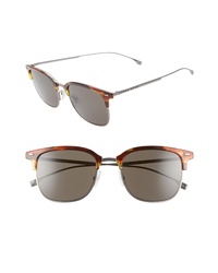 BOSS 53mm Special Fit Semi Rimless Sunglasses