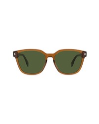 Fendi 55mm Square Sunglasses In Light Brownother Green At Nordstrom