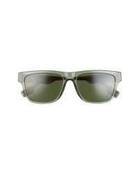 Burberry 56mm Rectangular Sunglasses In Greendark Green At Nordstrom