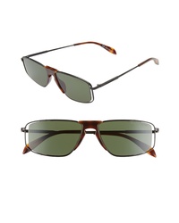Alexander McQueen 57mm Rectangle Sunglasses
