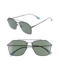 Fendi 59mm Polarized Navigator Sunglasses