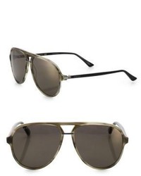 Gucci Avana 58mm Pilot Sunglasses