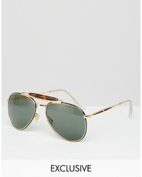Reclaimed Vintage Aviator Sunglasses