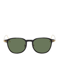 Linda Farrow Luxe Black And Gold 16 C9 Sunglasses