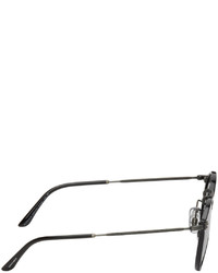 Giorgio Armani Black Classic Round Sunglasses