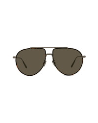 DIOR Blacksuit 58mm Aviator Sunglasses