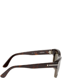 Valentino Brown Grey Studded Sunglasses