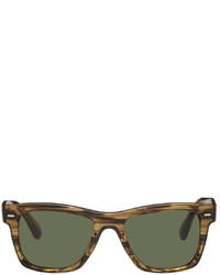 Brunello Cucinelli Brown Oliver Peoples Edition Oliver Sun Sunglasses