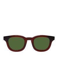 Thierry Lasry Burgundy And Green Monopoly 101 Sunglasses