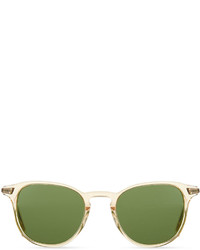 Oliver Peoples Ennis Acetatemetal Sunglasses Buffantiqued Gold