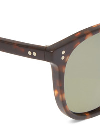 Oliver Peoples Finley Esq Sun Round Frame Acetate Polarised Sunglasses