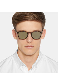 Oliver Peoples Finley Esq Sun Round Frame Acetate Polarised Sunglasses