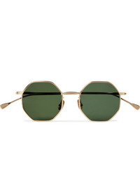 Native Sons  Giger Octagon Frame Gold Tone Sunglasses