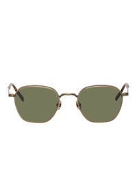 Matsuda Gold And Brown M3101 Sunglasses