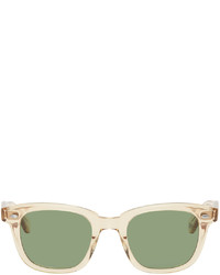 Garrett Leight Gold Calabar Sunglasses